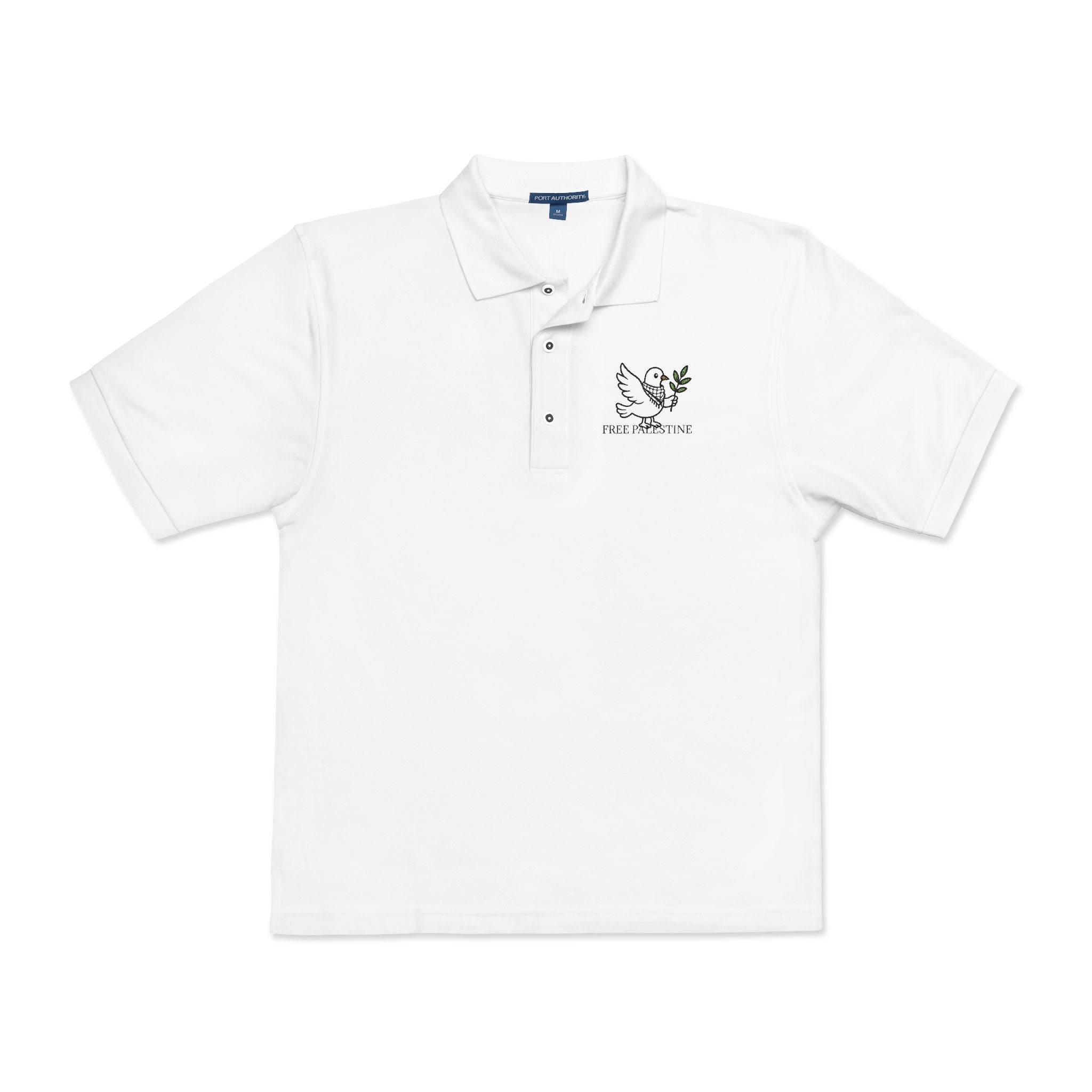 🕊️ Free Palestine Polo – Style with a Statement