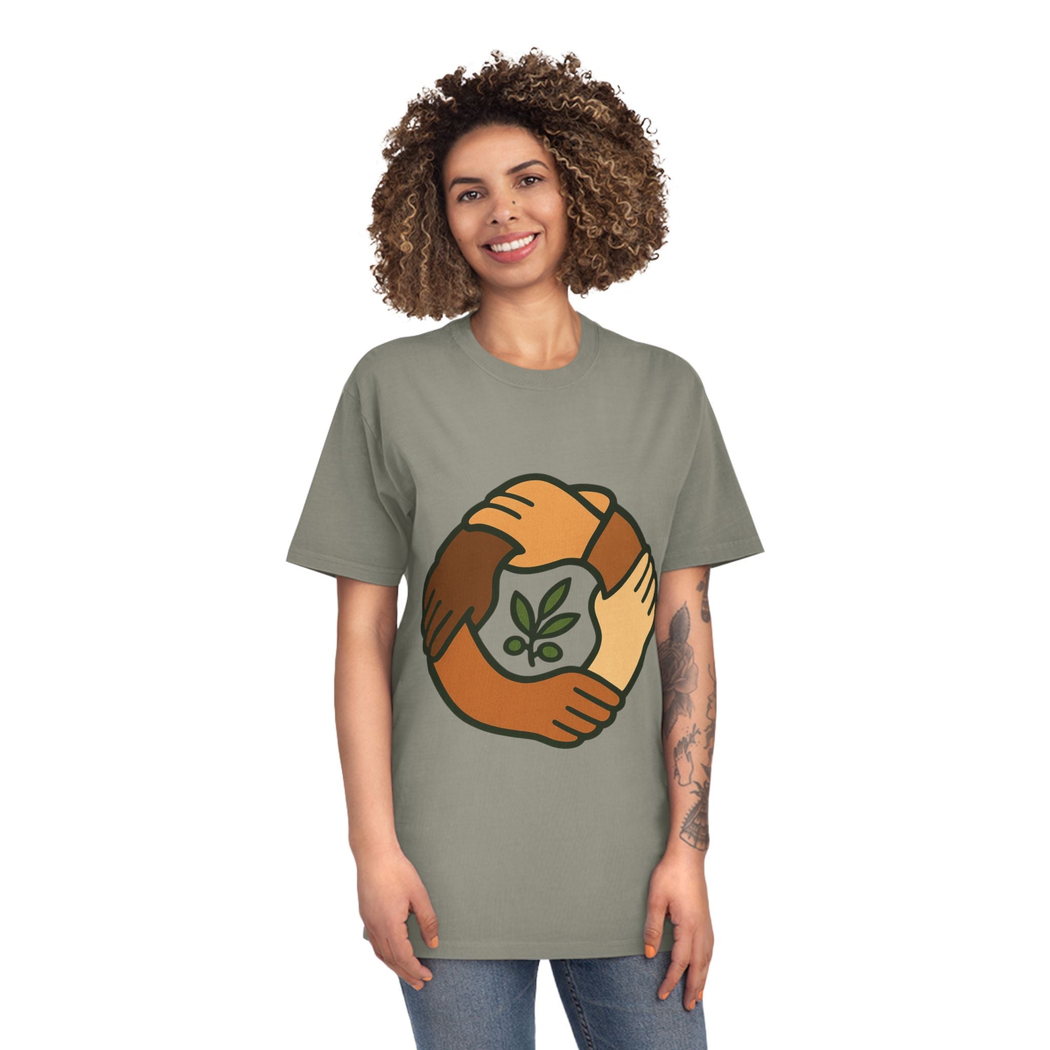 ✊🌿 Unity for Palestine T-Shirt – Strength in Solidarity