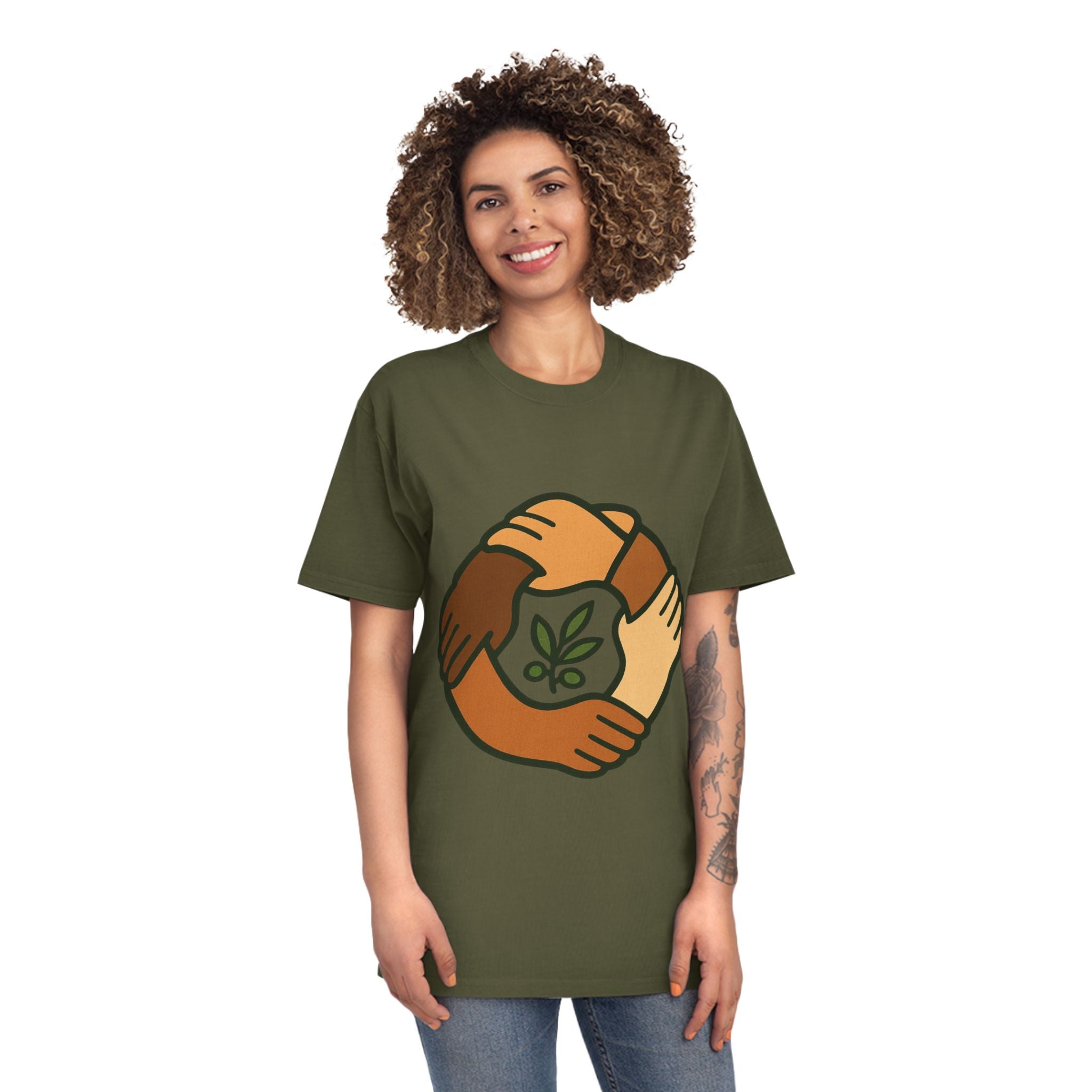 ✊🌿 Unity for Palestine T-Shirt – Strength in Solidarity