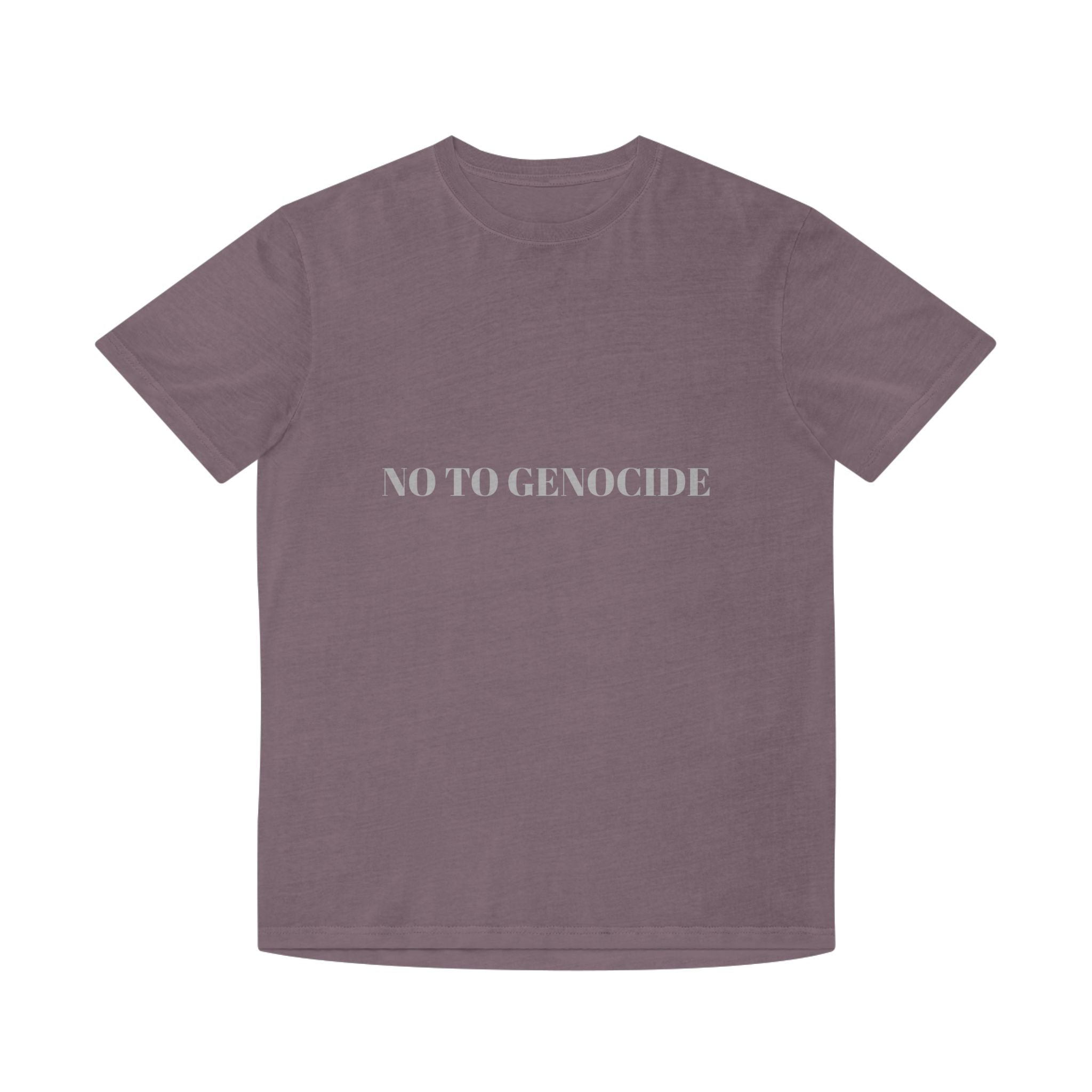 🖤 “No to Genocide” Statement T-Shirt – Fashion with Purpose