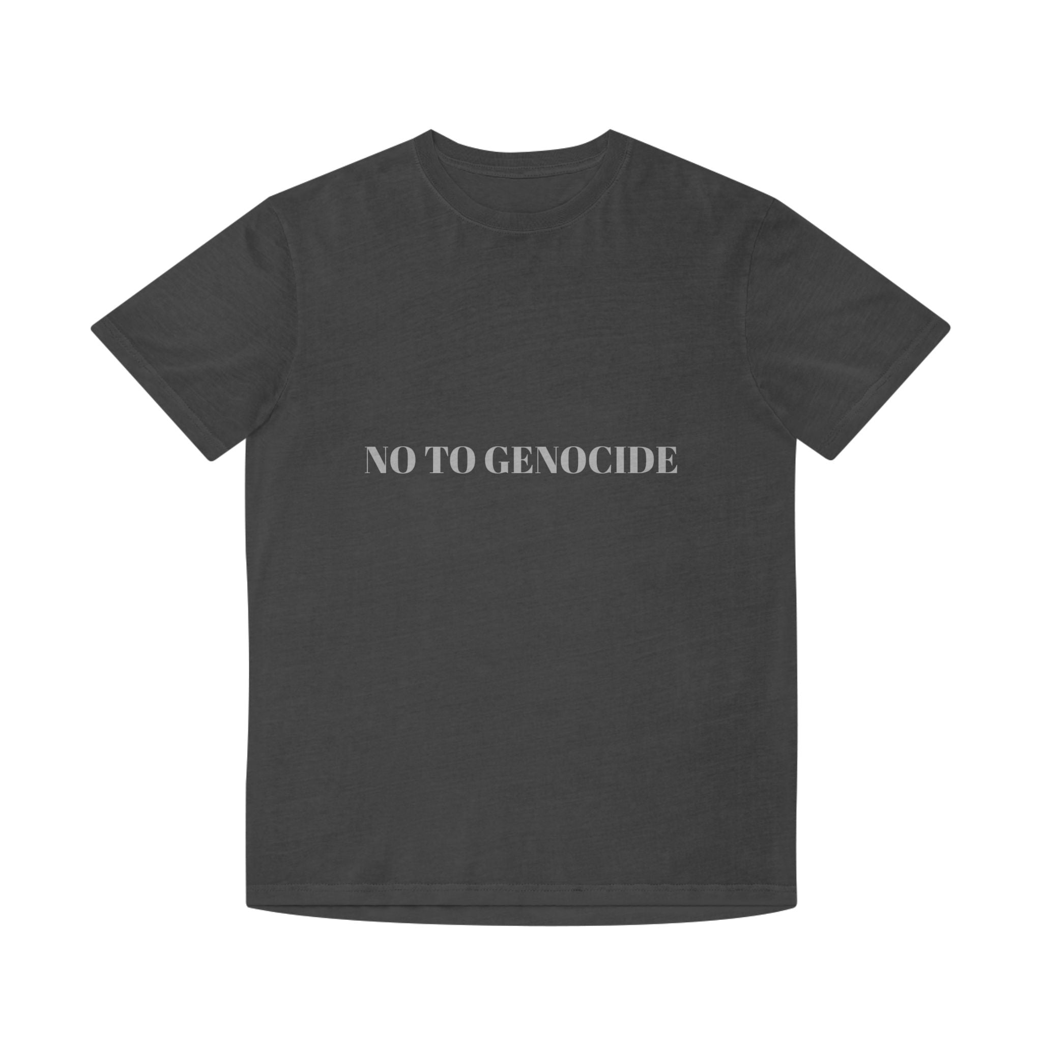 🖤 “No to Genocide” Statement T-Shirt – Fashion with Purpose