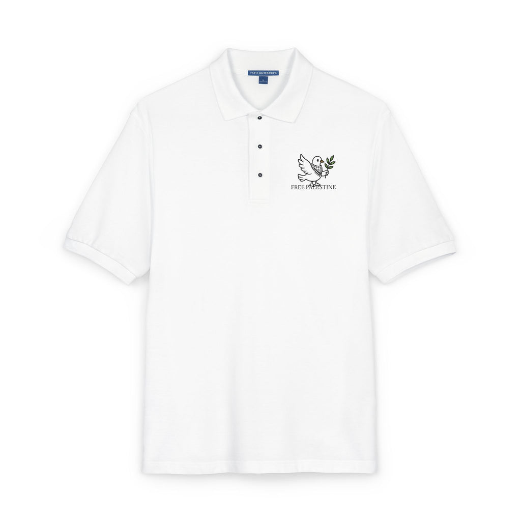 🕊️ Free Palestine Polo – Style with a Statement
