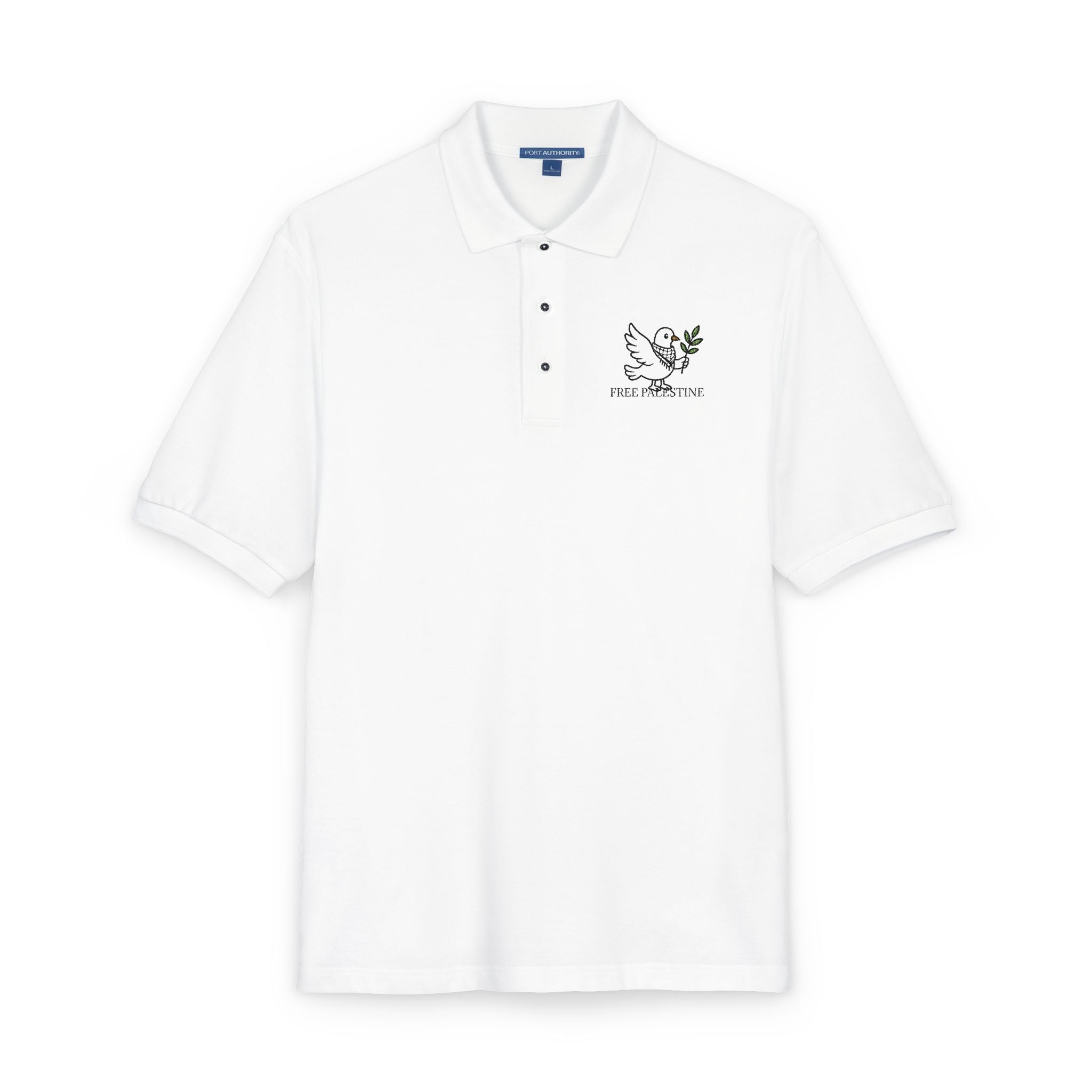 🕊️ Free Palestine Polo – Style with a Statement