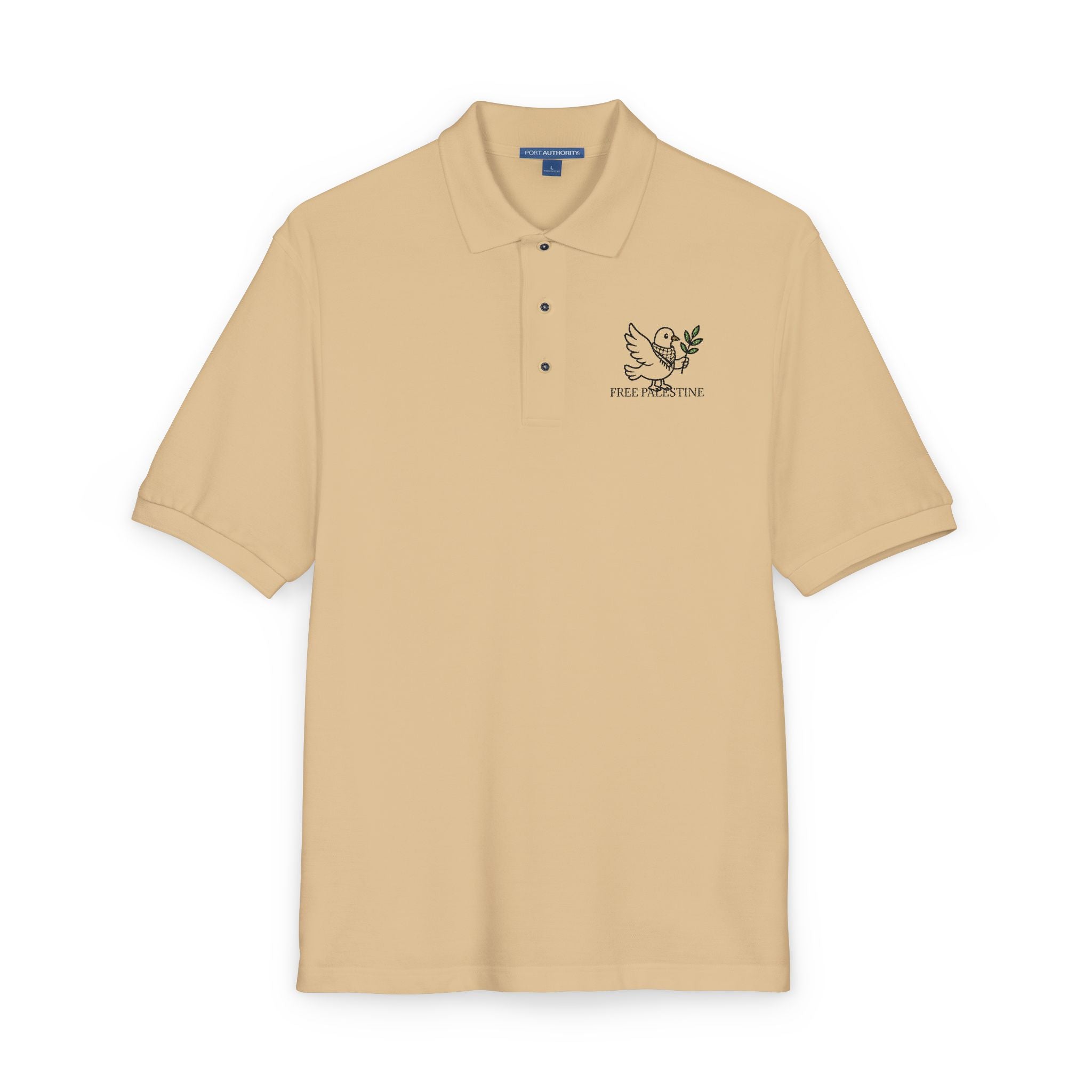 🕊️ Free Palestine Polo – Style with a Statement