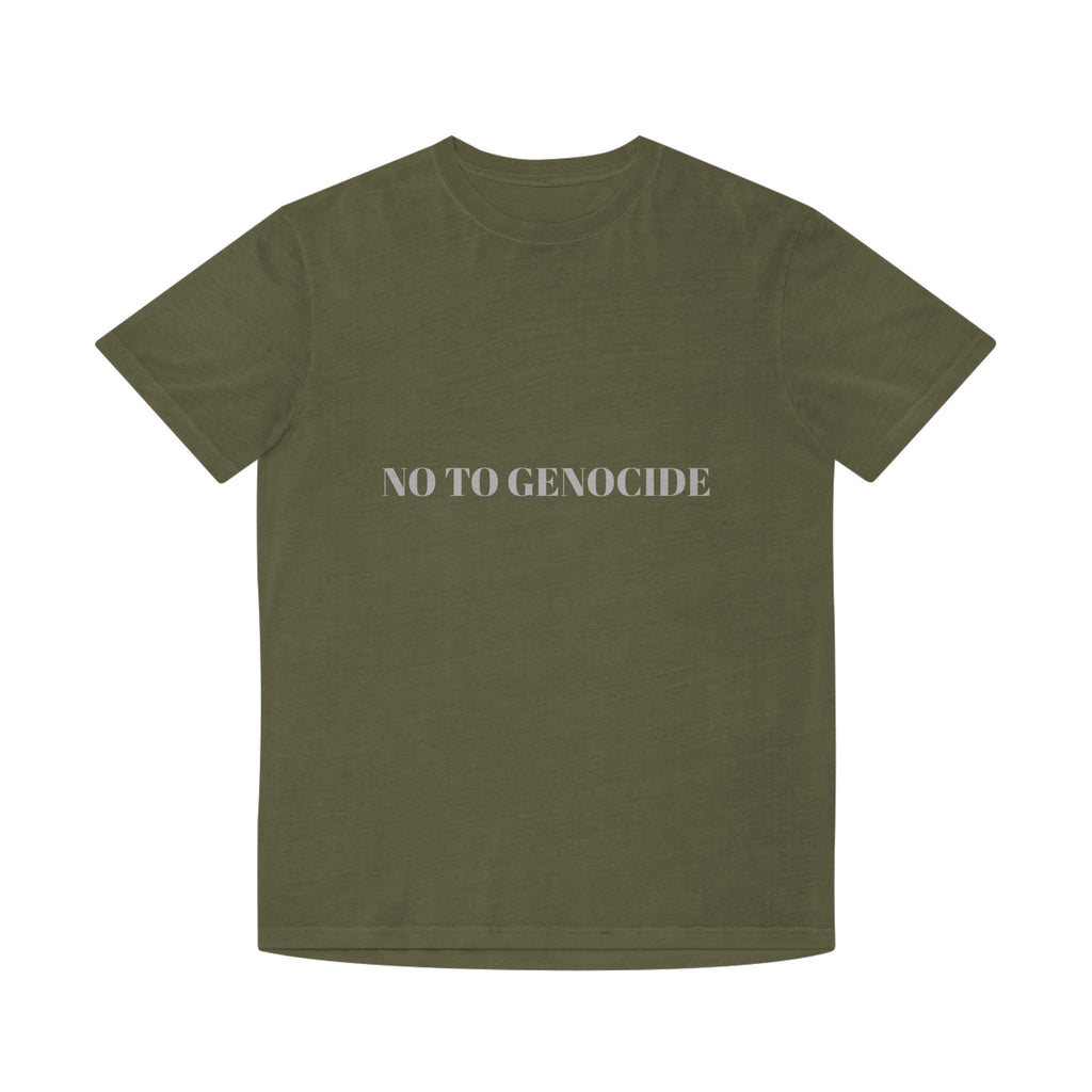 🖤 “No to Genocide” Statement T-Shirt – Fashion with Purpose
