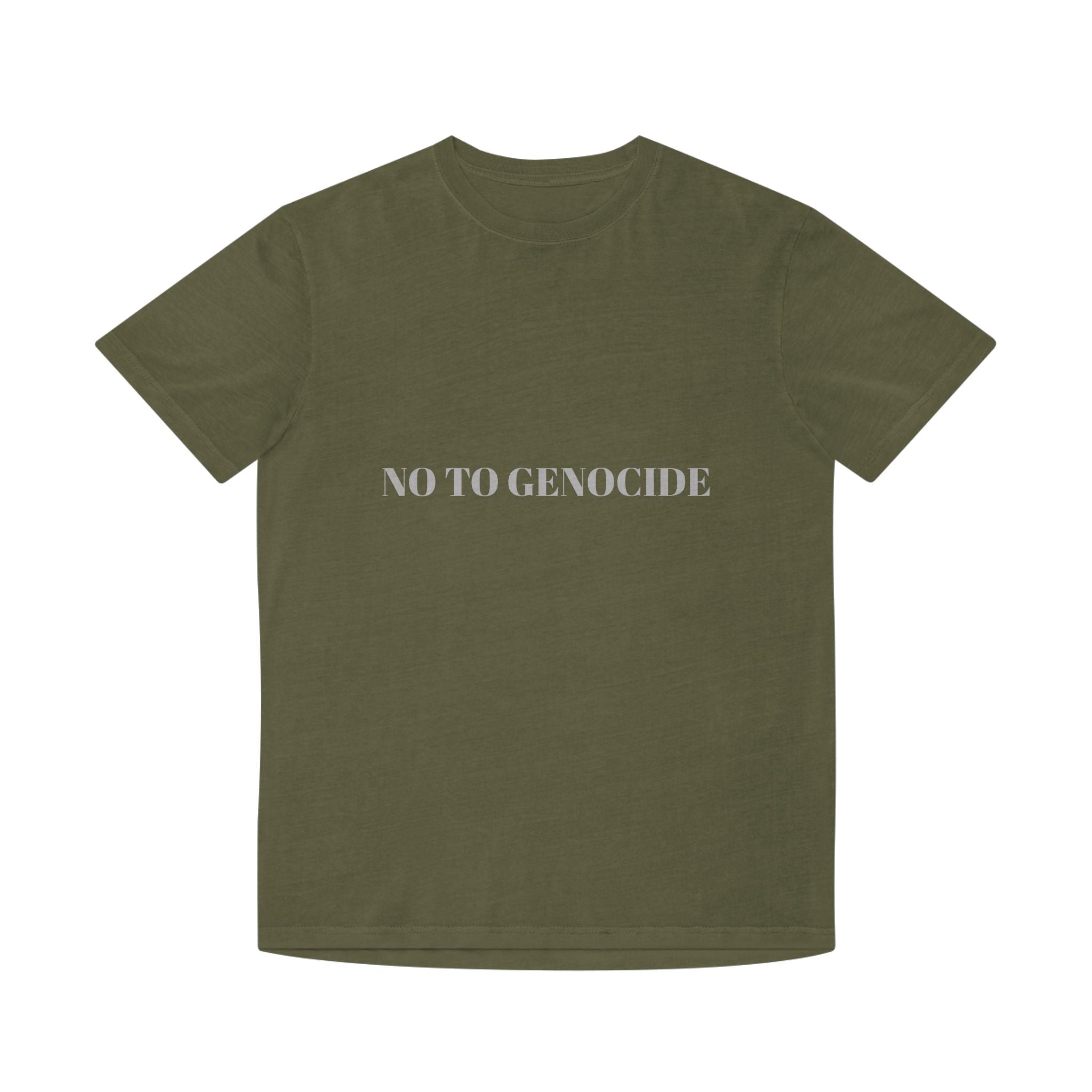 🖤 “No to Genocide” Statement T-Shirt – Fashion with Purpose